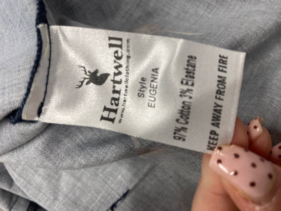 Fabulous Hartwell Dress UK 14 Navy Blue pheasant eugina EW005