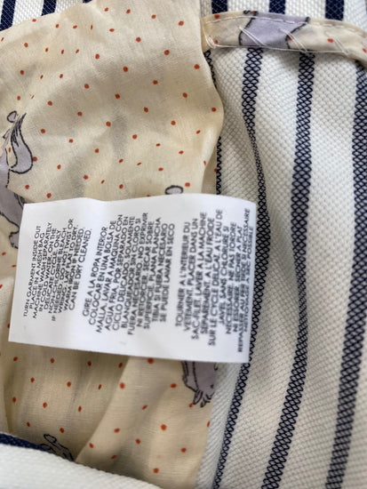 Fabulous Cabi flared sleeve pinstripe Blazer Uk8 Cream EW004