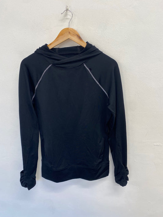 Fabulous Sweaty Betty Hoodie UK XS Black thermal active FH003