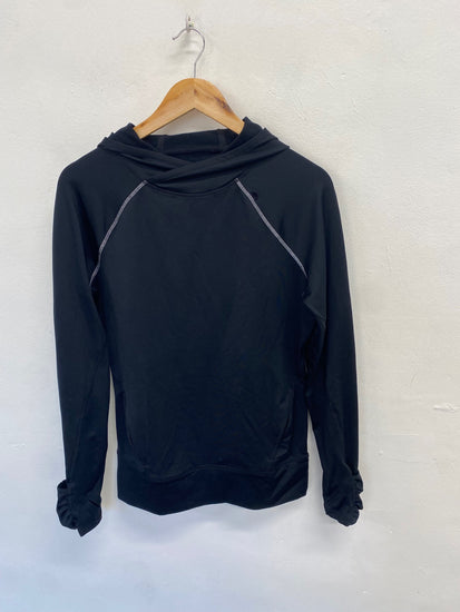 Fabulous Sweaty Betty Hoodie UK XS Black thermal active FH003