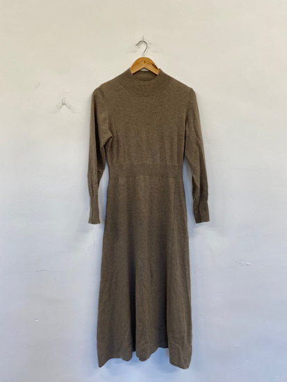 Fabulous OMR Cashmere super soft Dress UKS Taupe FH003