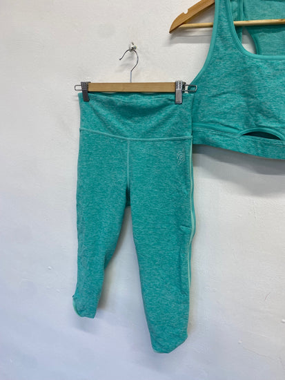 Fabulous Peloton Gym Co-ord UK M Blue active FH003