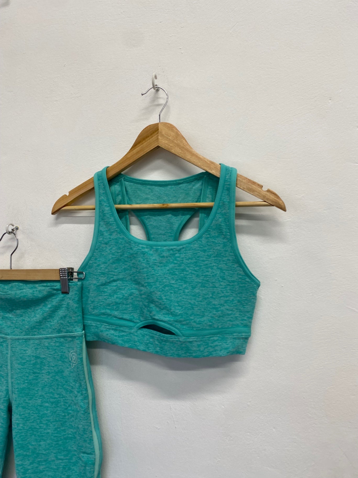 Fabulous Peloton Gym Co-ord UK M Blue active FH003