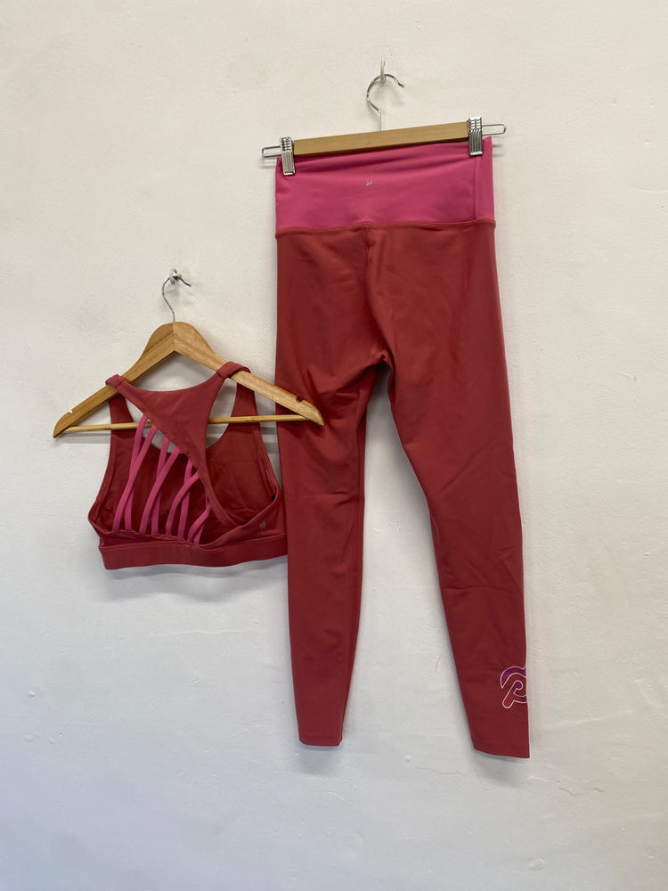 Fabulous Peloton Gym Co-ord UK S Pink FH003
