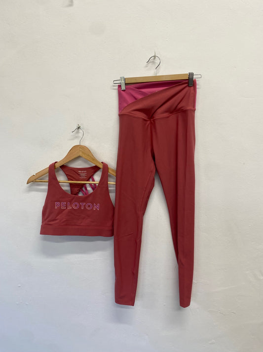 Fabulous Peloton Gym Co-ord UK S Pink FH003