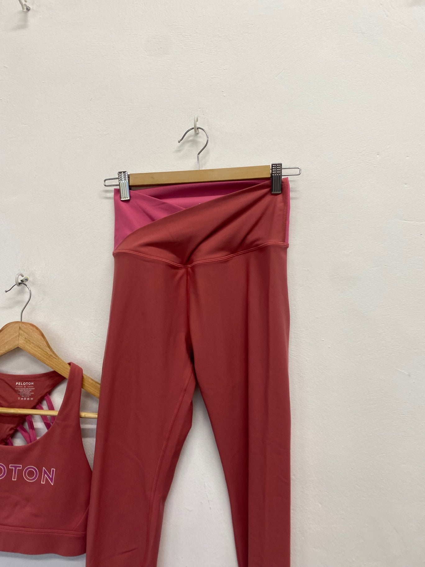 Fabulous Peloton Gym Co-ord UK S Pink FH003