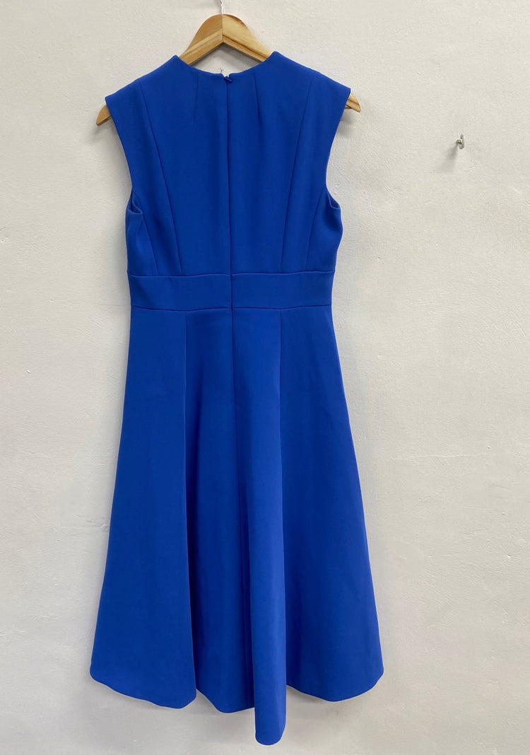 Fabulous Hobbs Midi Dress Uk 10 Blue special occasion FH003