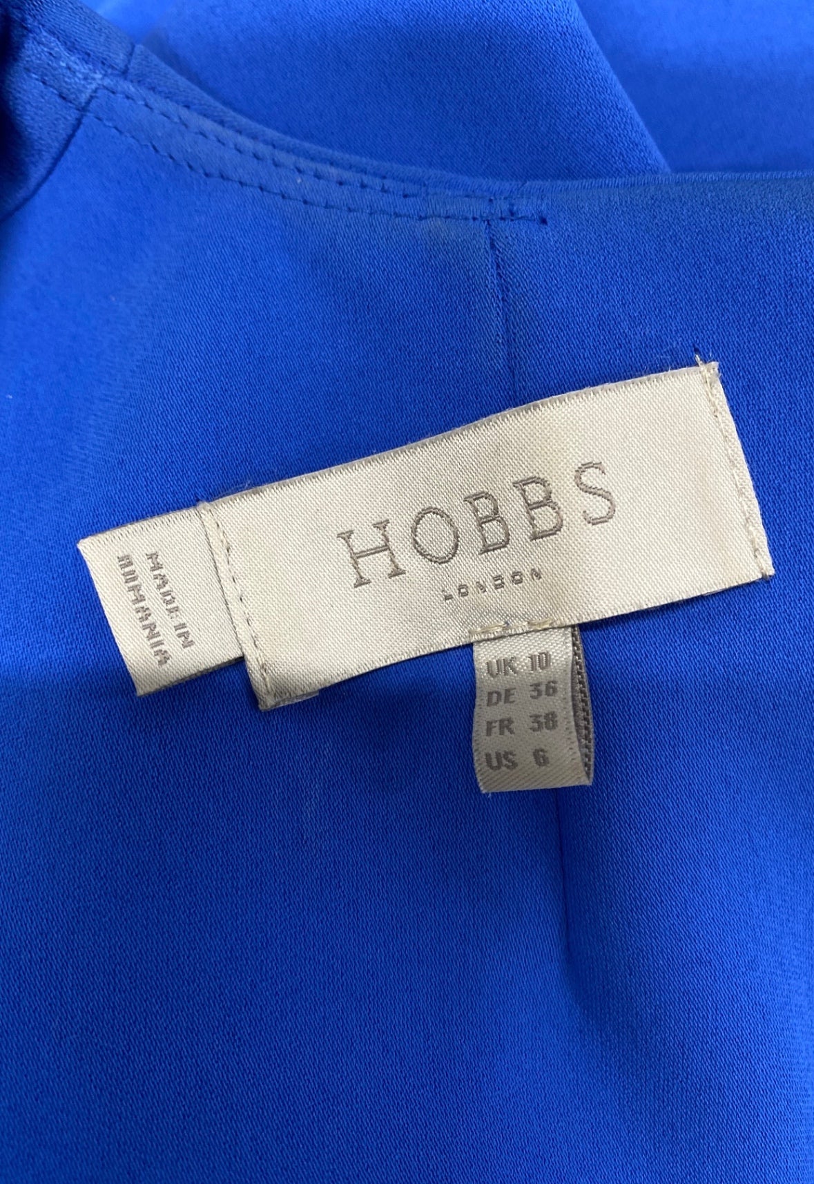 Fabulous Hobbs Midi Dress Uk 10 Blue special occasion FH003