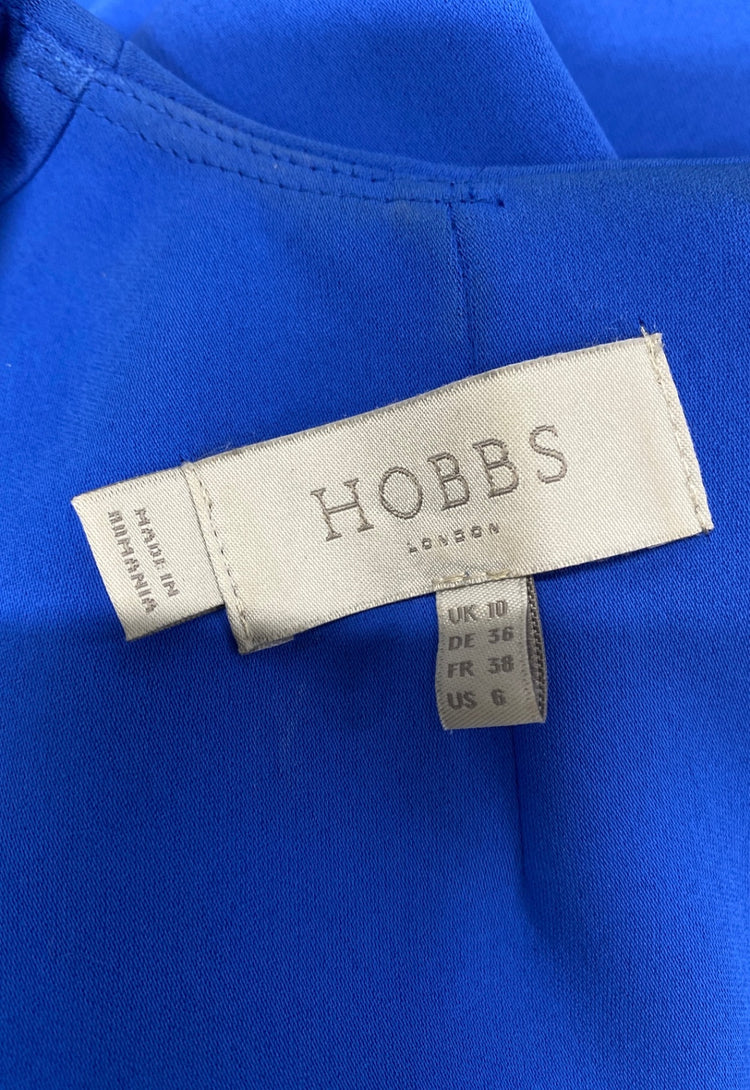 Fabulous Hobbs Midi Dress Uk 10 Blue special occasion FH003