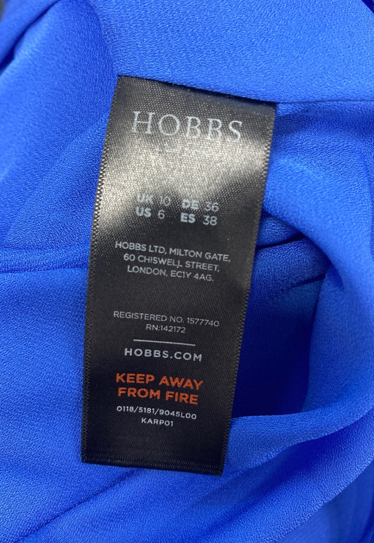 Fabulous Hobbs Midi Dress Uk 10 Blue special occasion FH003