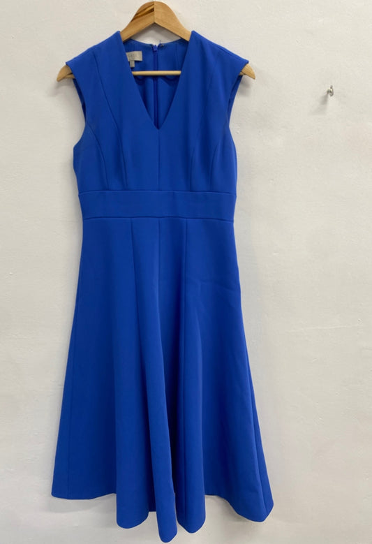 Fabulous Hobbs Midi Dress Uk 10 Blue special occasion FH003
