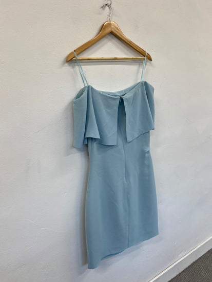 Fabulous Reiss Balm occasion party Dress UK12 Light Blue GM485