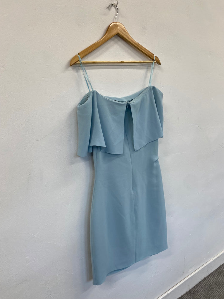 Fabulous Reiss Balm occasion party Dress UK12 Light Blue GM485