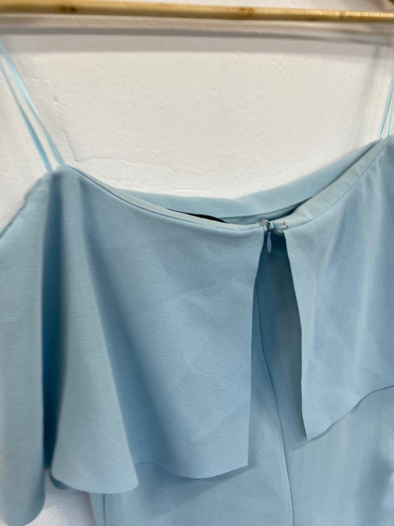 Fabulous Reiss Balm occasion party Dress UK12 Light Blue GM485