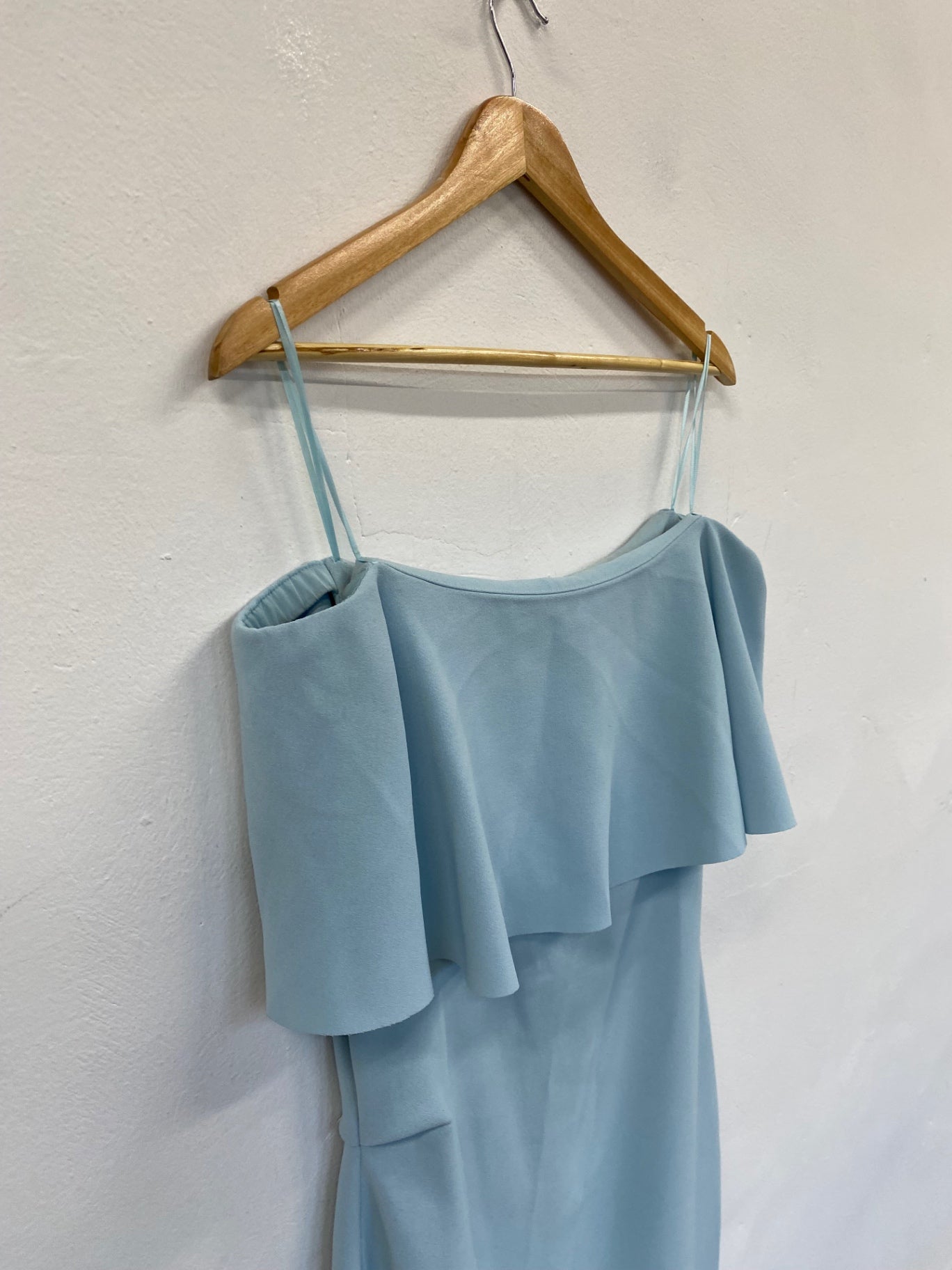 Fabulous Reiss Balm occasion party Dress UK12 Light Blue GM485