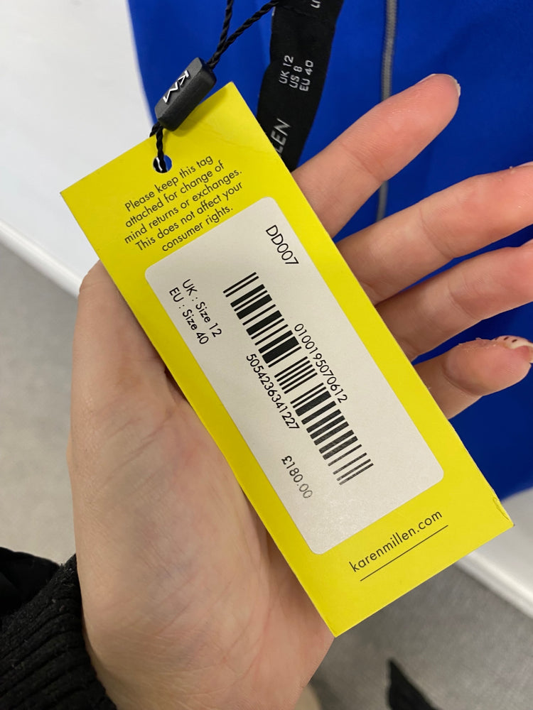 Fabulous Karen Millen Midi Dress UK 12 Blue special occasion GM485