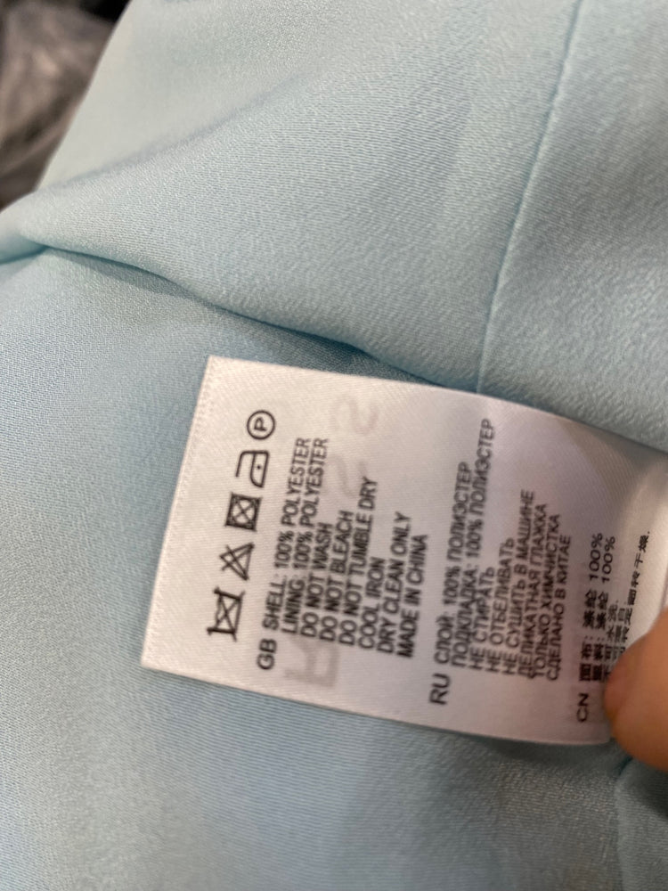 Fabulous Reiss Balm occasion party Dress UK12 Light Blue GM485