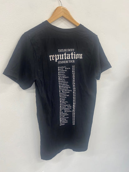 Fabulous Taylor Swift 2018 Reputation tour T-Shirt M Black GM485