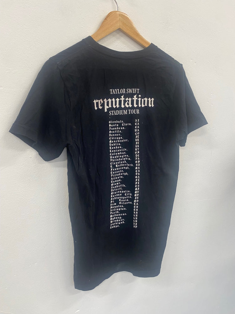 Fabulous Taylor Swift 2018 Reputation tour T-Shirt M Black GM485