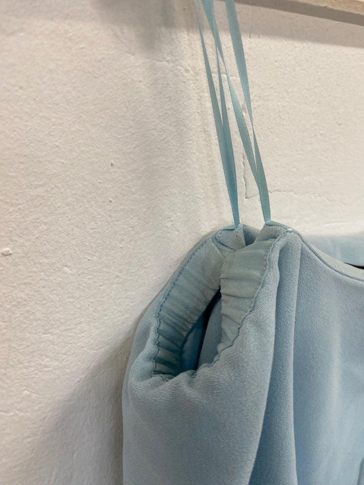 Fabulous Reiss Balm occasion party Dress UK12 Light Blue GM485