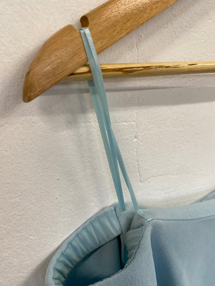 Fabulous Reiss Balm occasion party Dress UK12 Light Blue GM485