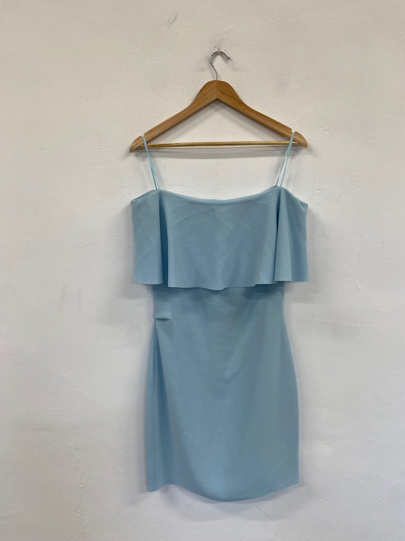 Fabulous Reiss Balm occasion party Dress UK12 Light Blue GM485