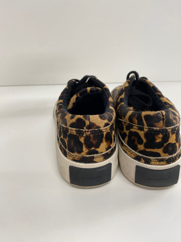 Fabulous All saints Mercia leather leopard Sneakers UK5 Leopard print CS001