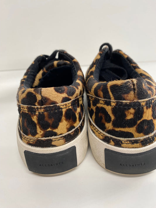 Fabulous All saints Mercia leather leopard Sneakers UK5 Leopard print CS001
