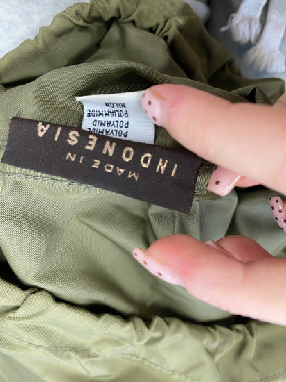 Fabulous NAPAPIJRI rainforest anorak Windbreaker UK L Khaki SW001