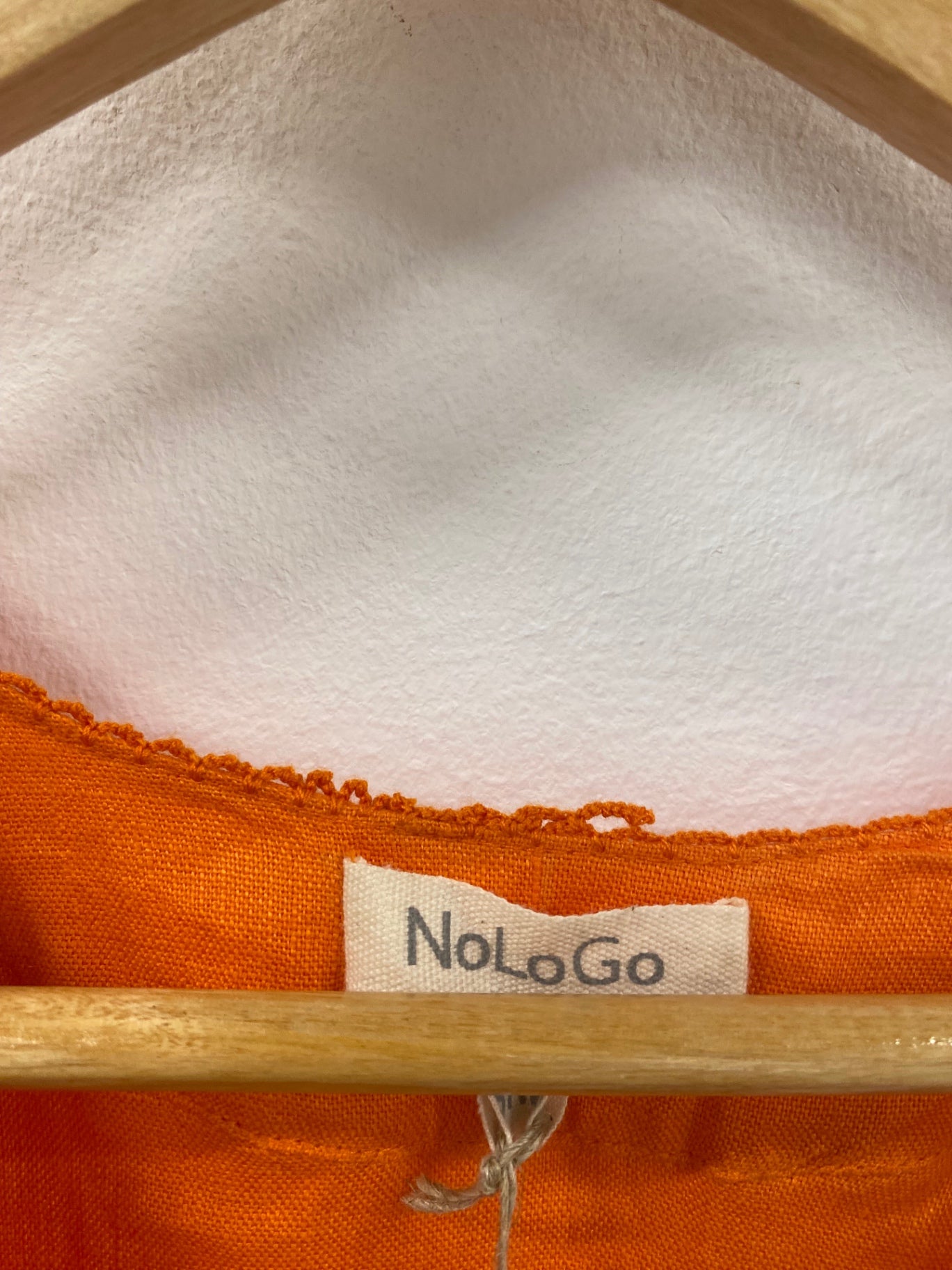 Fabulous NoLogo ethnic linen Dress UKS Orange CS001