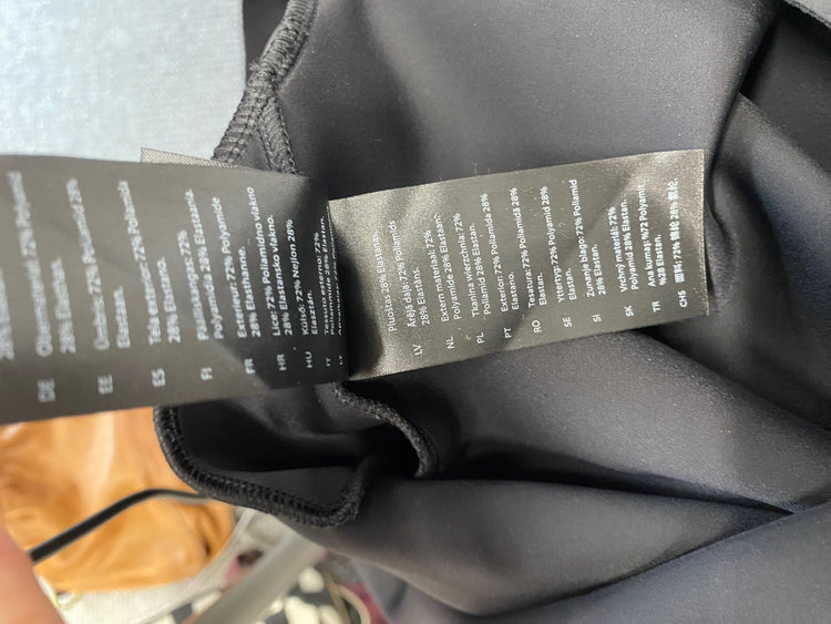 Fabulous COS Midi Dress UK S Black scuba a line CS001