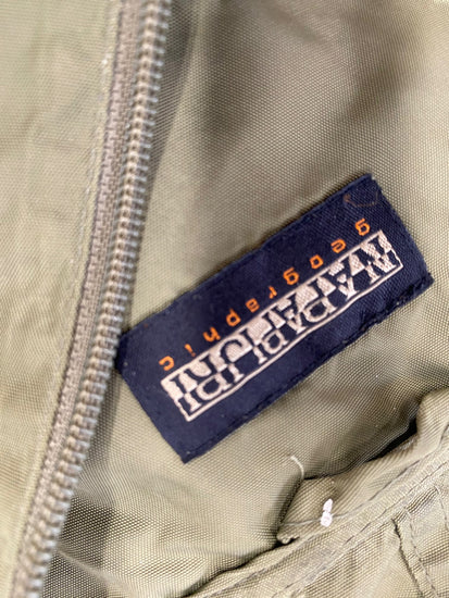 Fabulous NAPAPIJRI rainforest anorak Windbreaker UK L Khaki SW001