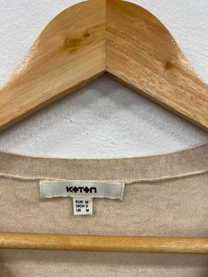 Fabulous Koton super soft chic Cardigan UkM Beige SM487