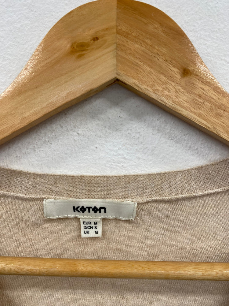 Fabulous Koton super soft chic Cardigan UkM Beige SM487