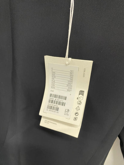 Fabulous COS Midi Dress UK S Black scuba a line CS001