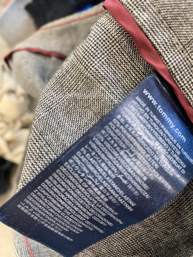 Fabulous Tommy Hilfiger peg Trousers UK12 Grey USA 8 SM487