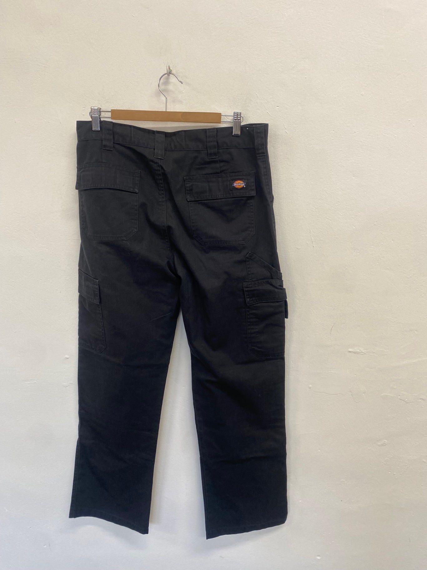Fabulous Dickies Cargo trousers UK 34r Black workwear SW001
