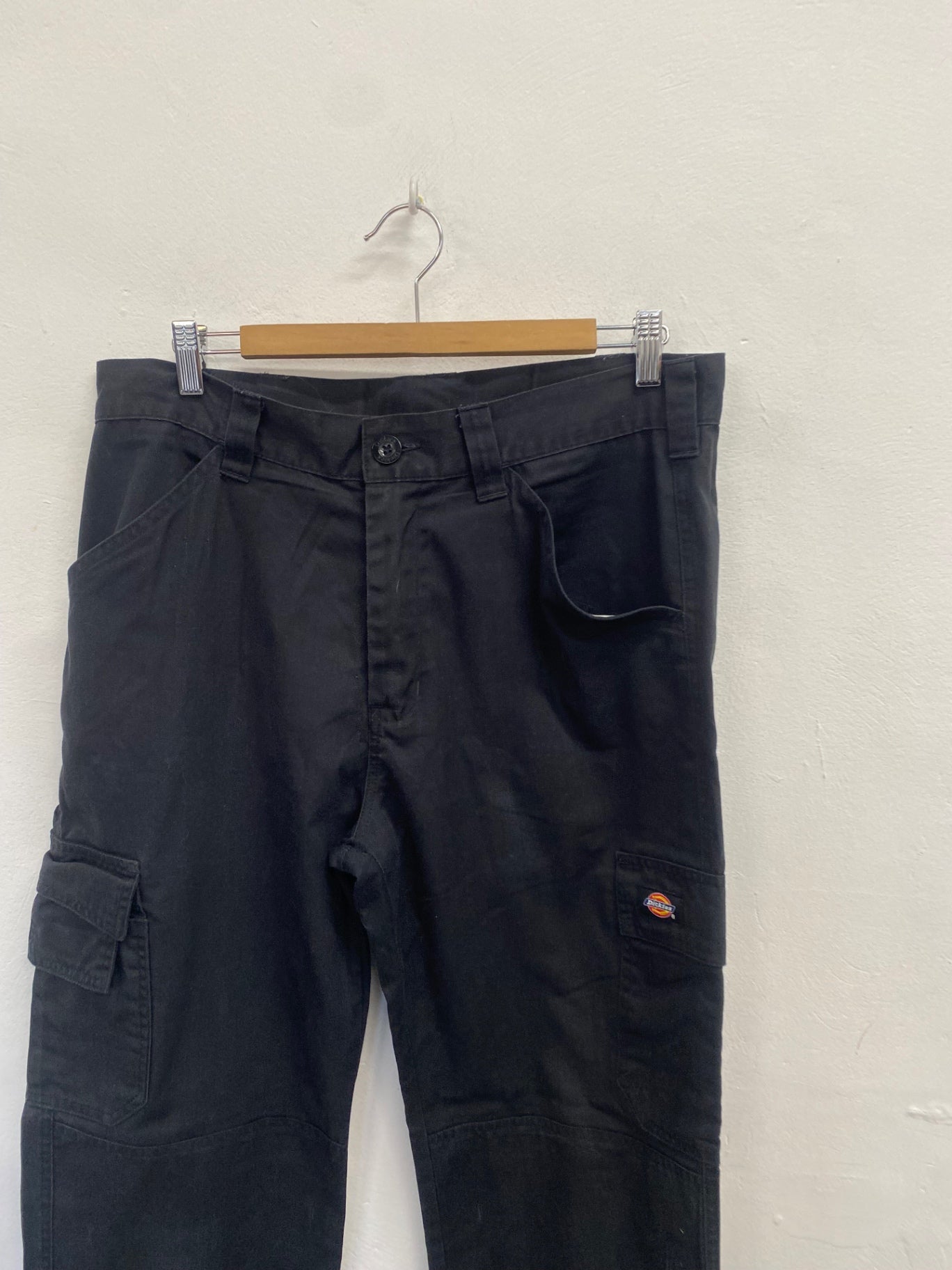 Fabulous Dickies Cargo trousers UK 34r Black workwear SW001