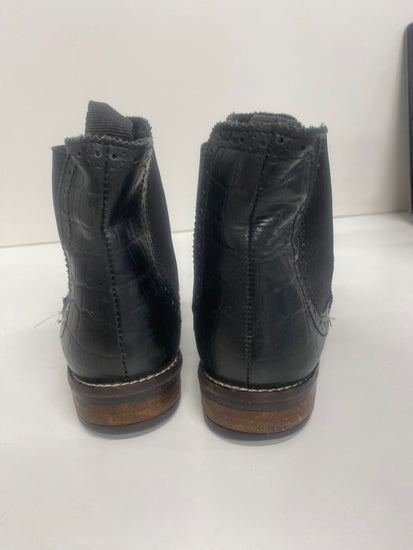 Fabulous Dune Brogued Leather ankle Boots UK5 Black Classic AC488