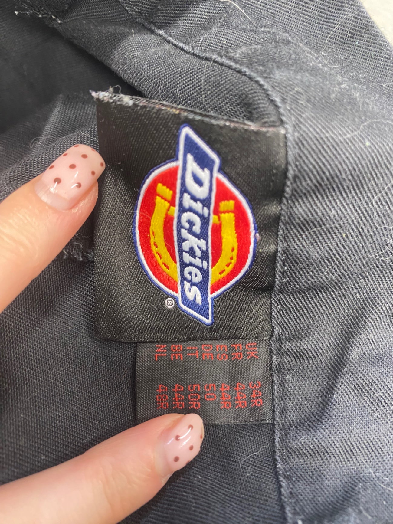 Fabulous Dickies Cargo trousers UK 34r Black workwear SW001