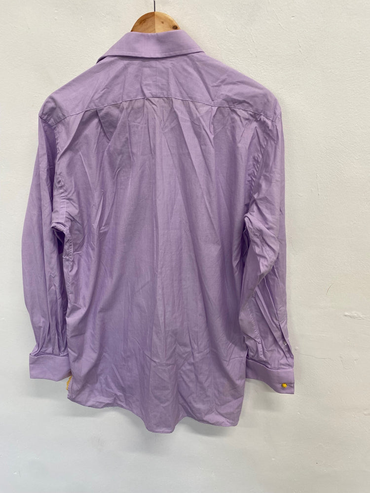Fabulous Aquascutum two fold cotton Shirt 16" Lilac SW001