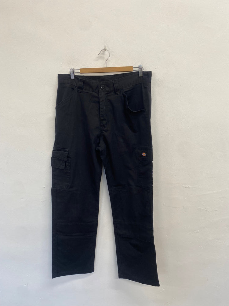 Fabulous Dickies Cargo trousers UK 34r Black workwear SW001