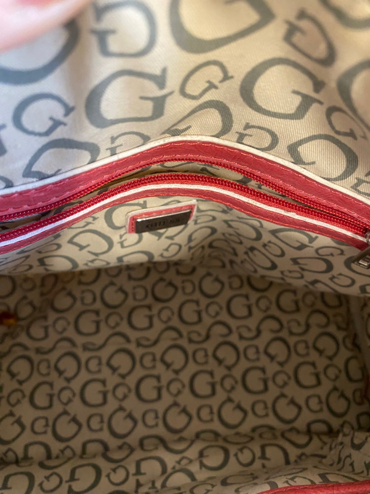 Fabulous vintage Guess tattoo & rose Crossbody Bag Rare SW001