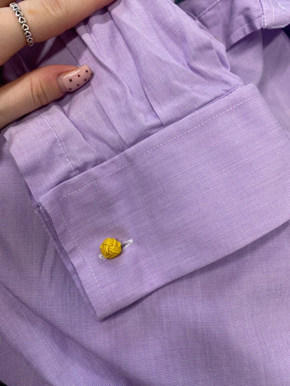 Fabulous Aquascutum two fold cotton Shirt 16" Lilac SW001