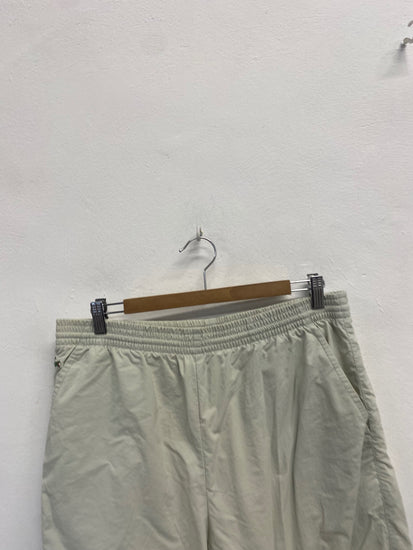 Fabulous Lacoste y2k Cropped trousers UK S Beige track pants 3/4 SW001