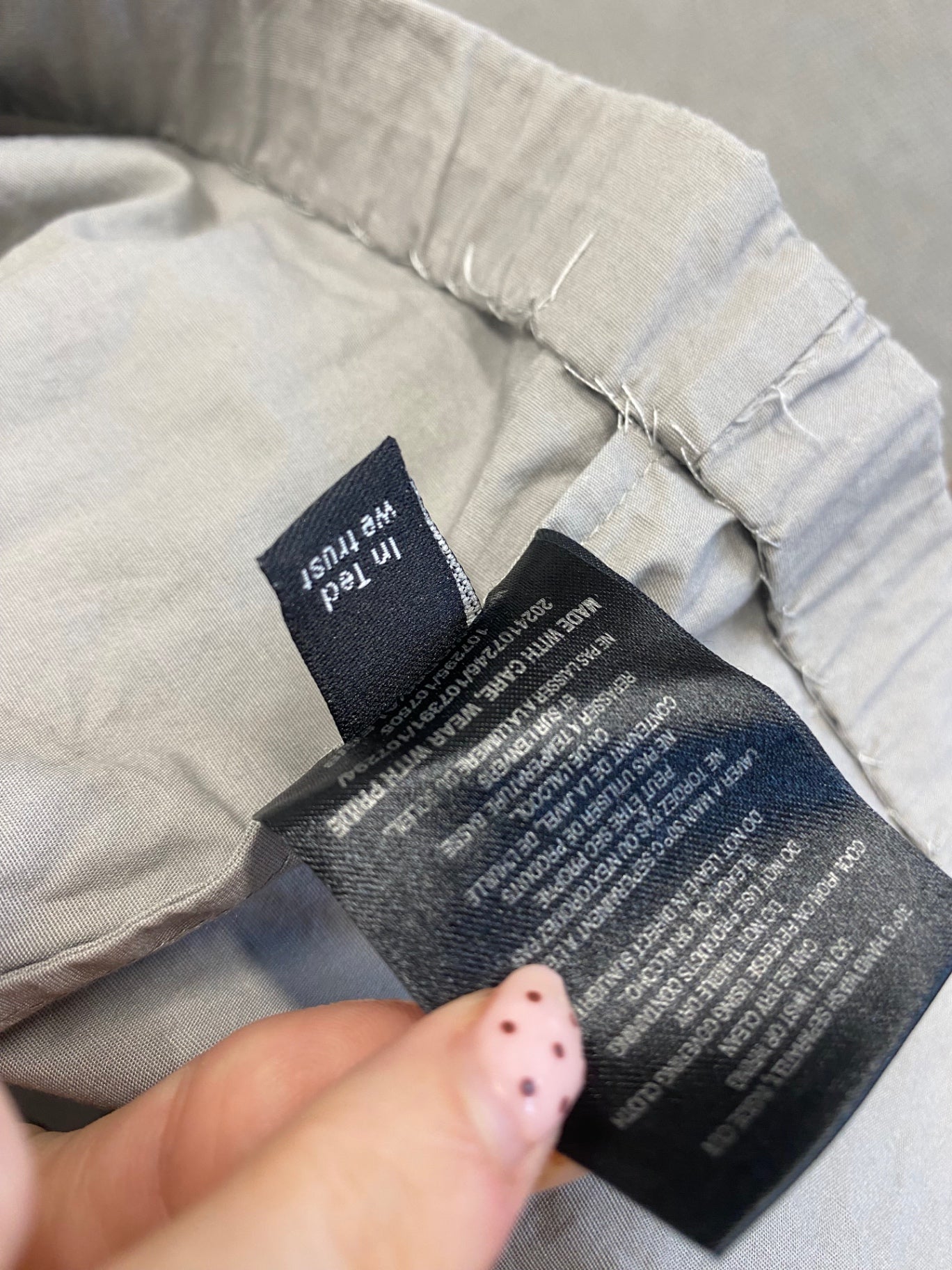 Fabulous Ted Baker Midi Dress UK 8 Grey frill hem safari UK 8 AC488