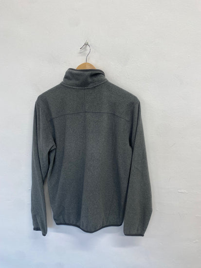 Fabulous The North Face Jumper 3/4zip fleece UK S Grey KH001