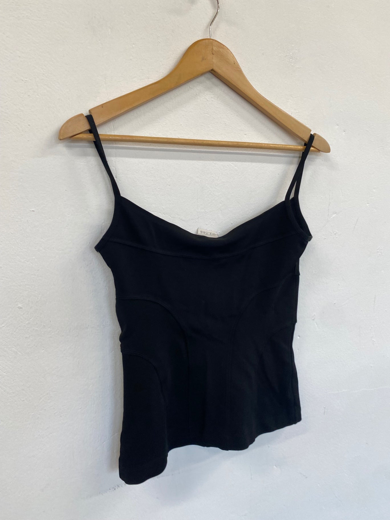 Fabulous Plein Sud corset shaped Top UK12 Black Cami GM143