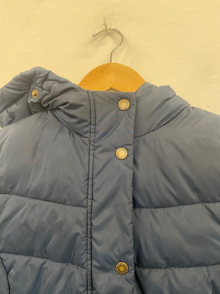 Fabulous Barbour Beresford Puffer Jacket Age 14 Navy Blue Cosy MK482
