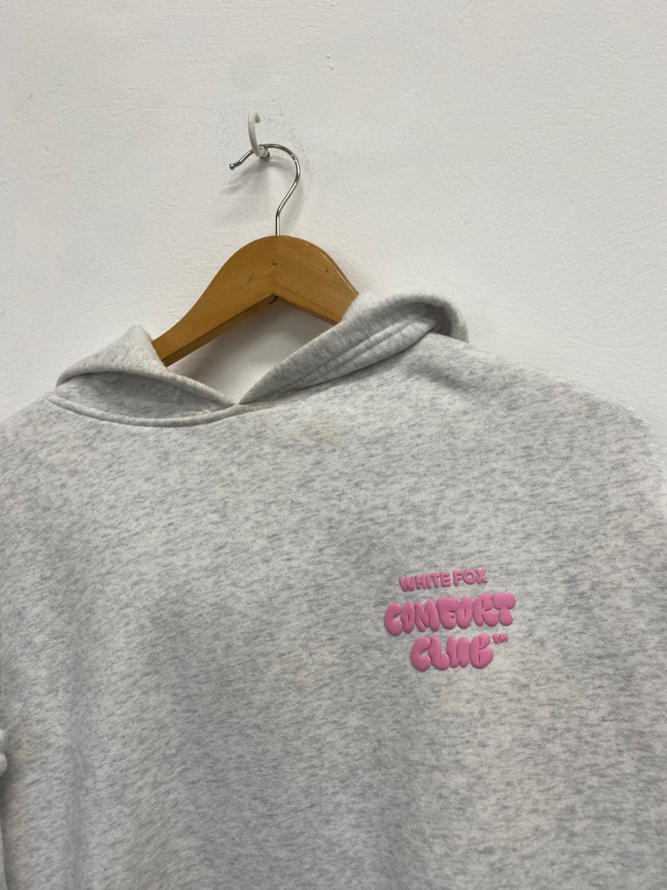 Fabulous White Fox Tracksuit UK M/L Grey hoodie jogger MK482